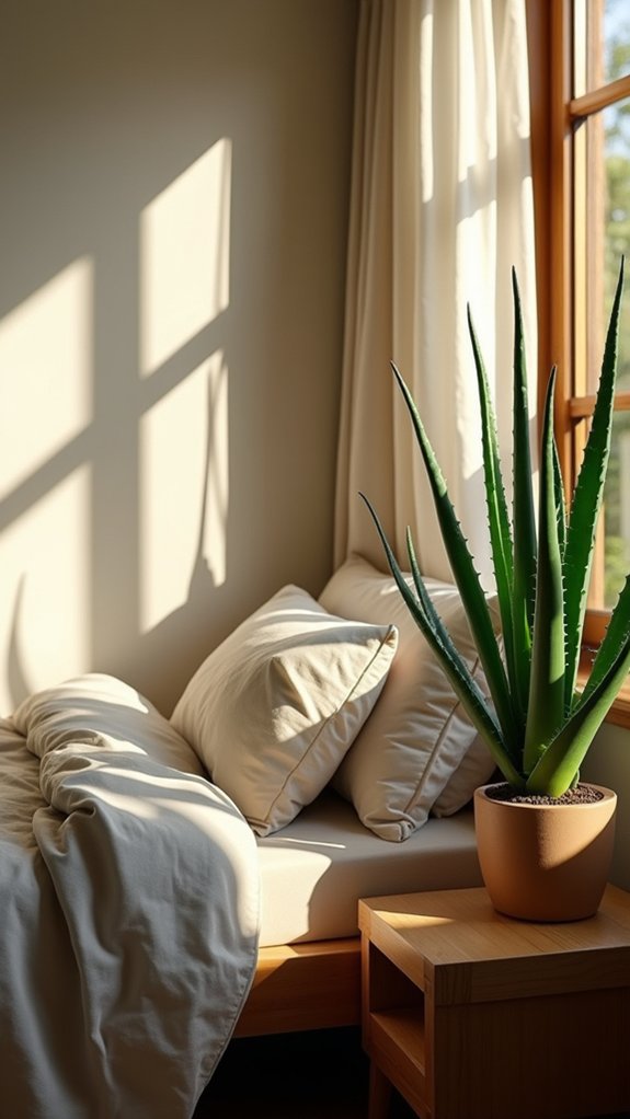 aloe vera promotes relaxation