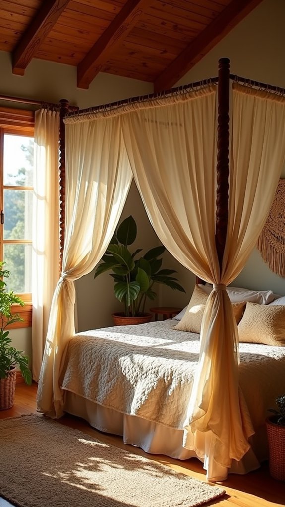 bohemian rustic cozy retreat