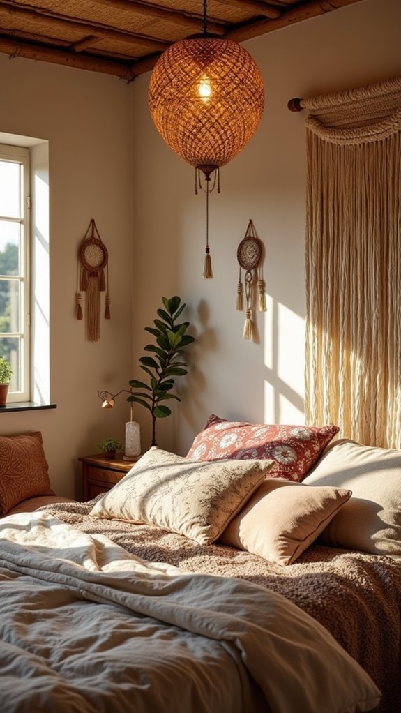 boho unique light fixtures