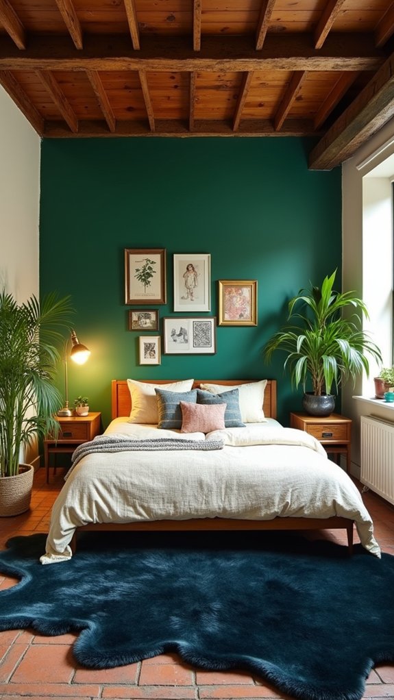 bold colors enhance warmth