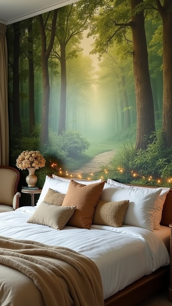 bold wall mural transformation