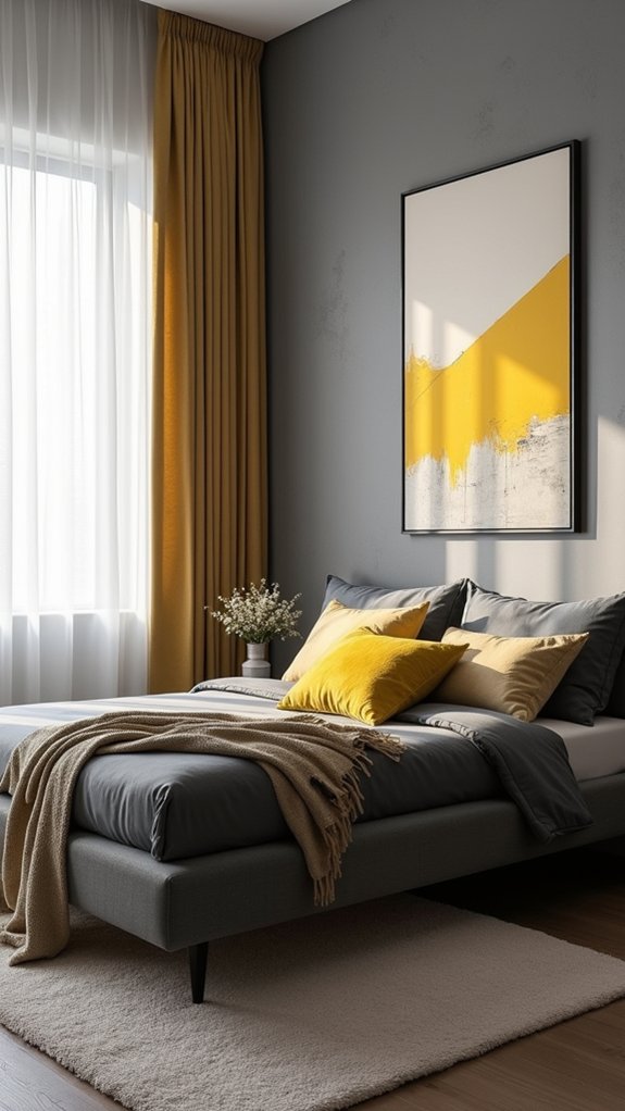 brighten bedroom with accents
