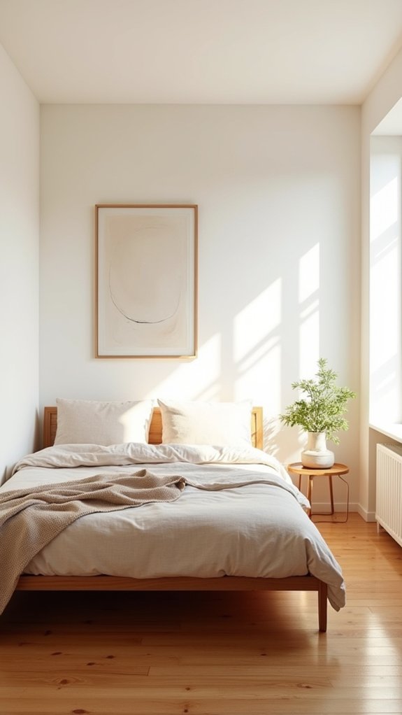 calm simple serene space