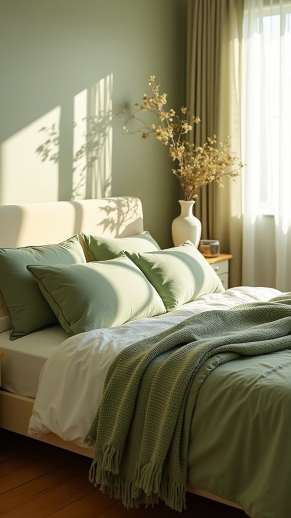 calming earthy bedroom oasis