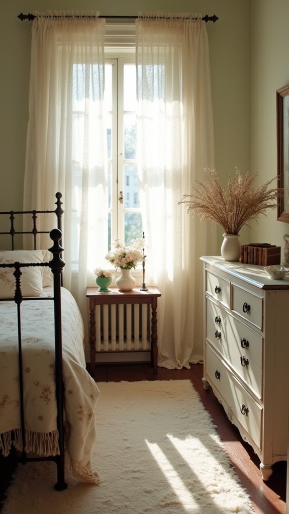 calming vintage color palette