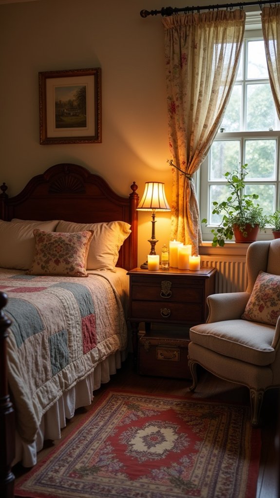 candlelight creates cozy atmosphere