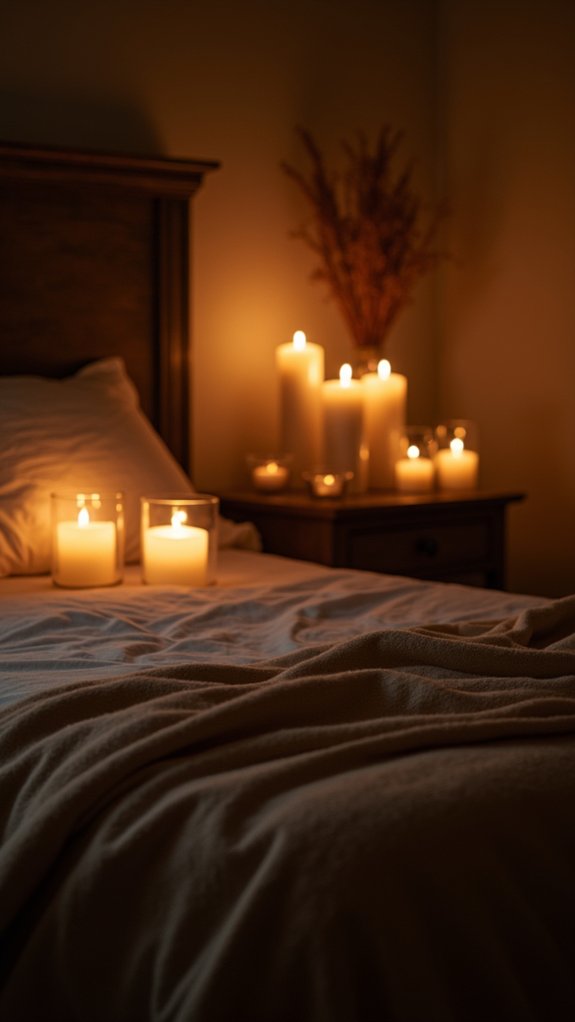 candlelit intimacy and relaxation
