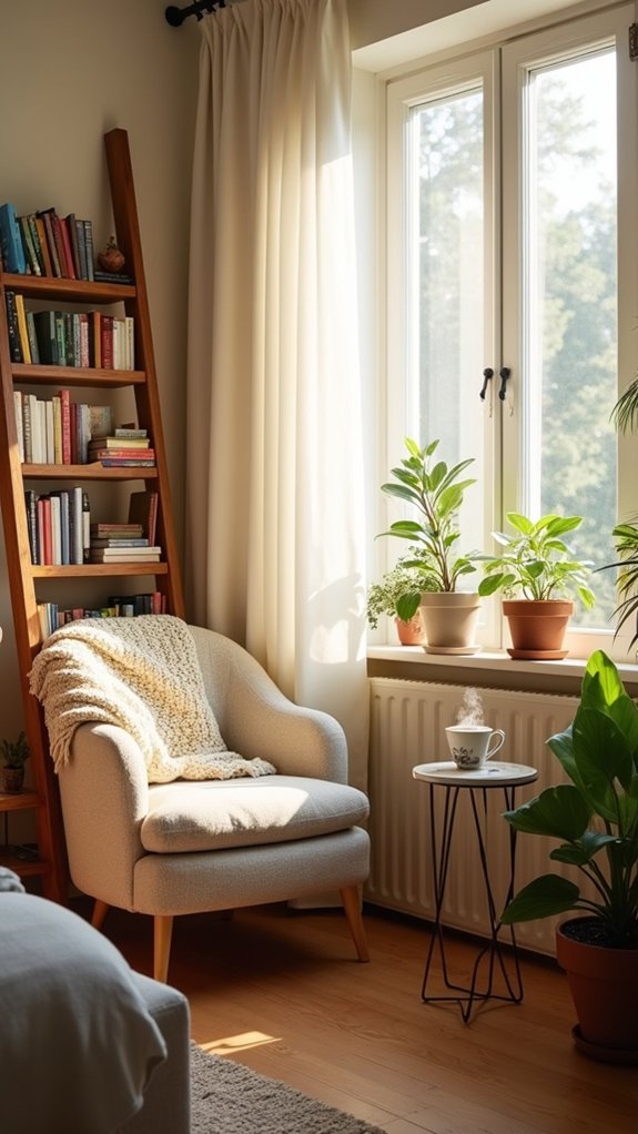 charming functional book display