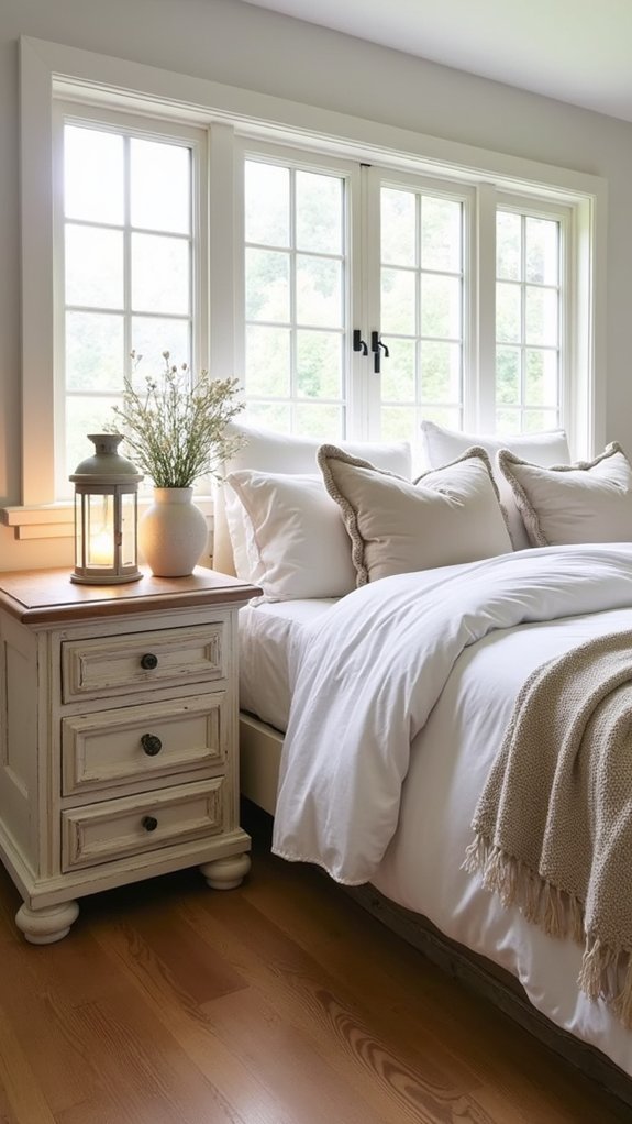 charming functional farmhouse nightstands