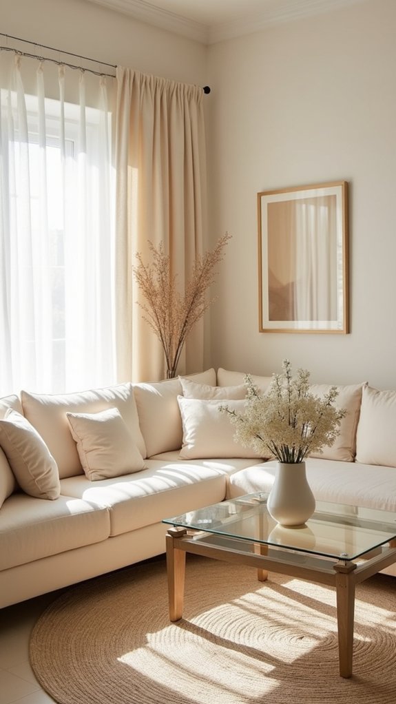 chic beige accessories elevate decor
