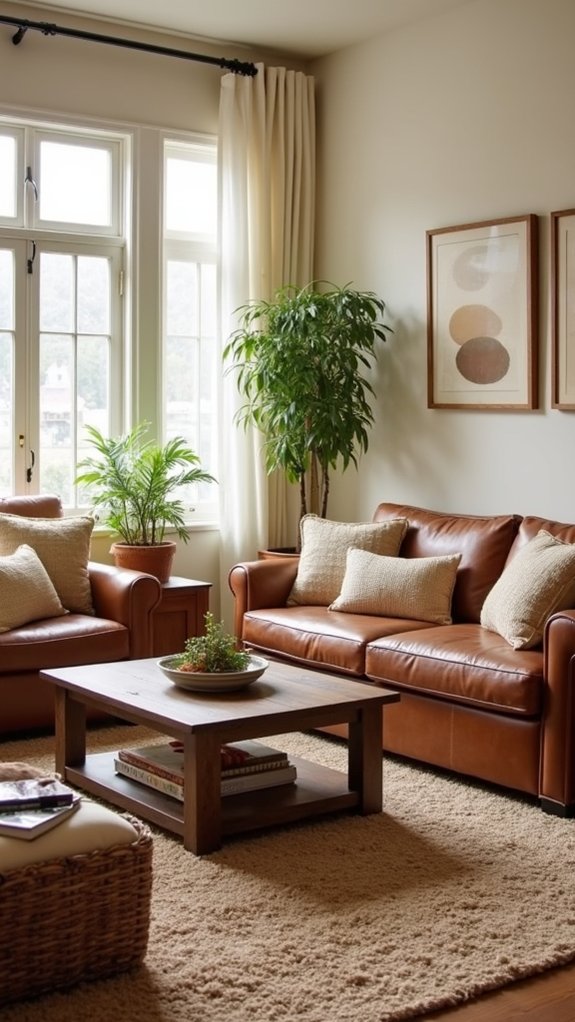 chic brown cream aesthetics