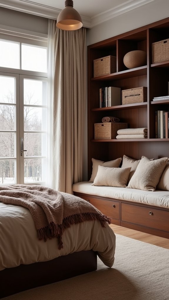 clutter free bedroom storage solutions