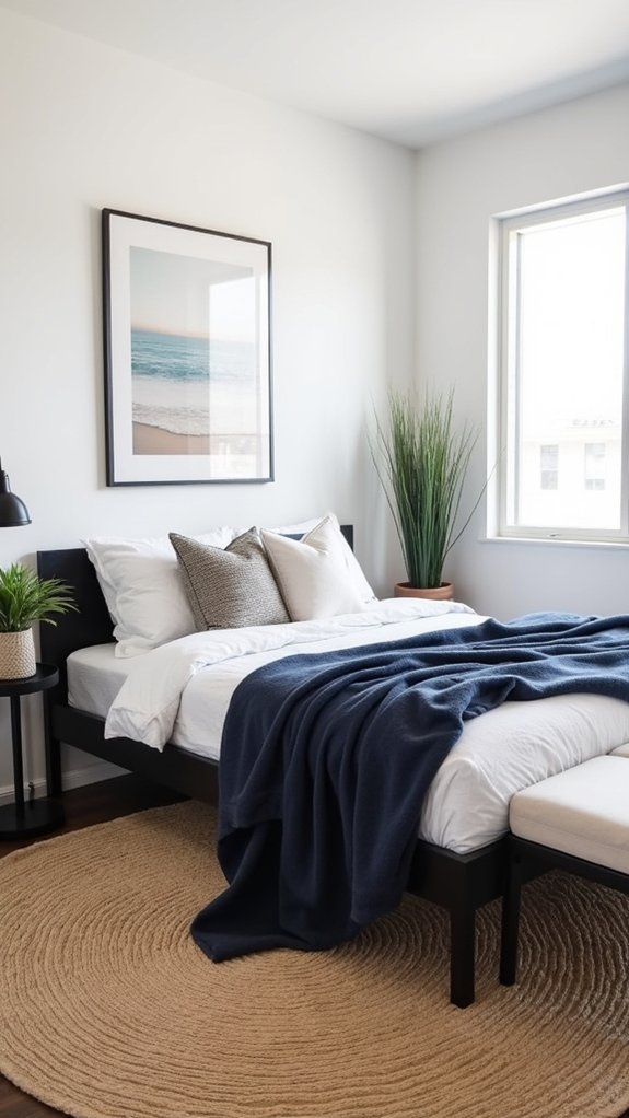 coastal elegance with contrast