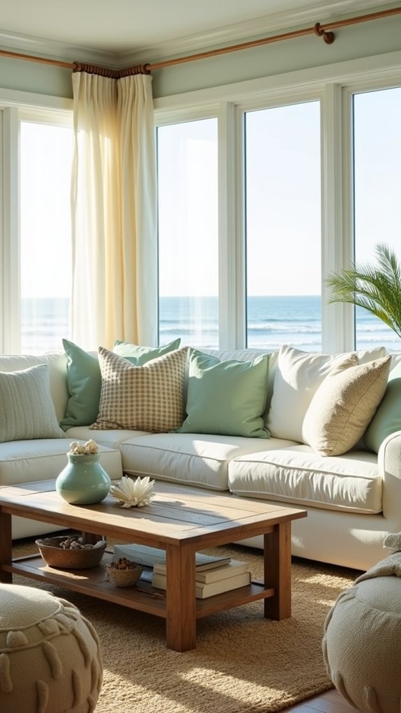 coastal sectional relaxed atmosphere