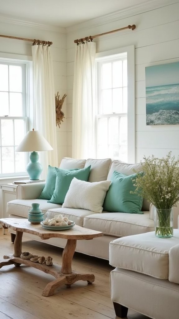 coastal shiplap wall transformation