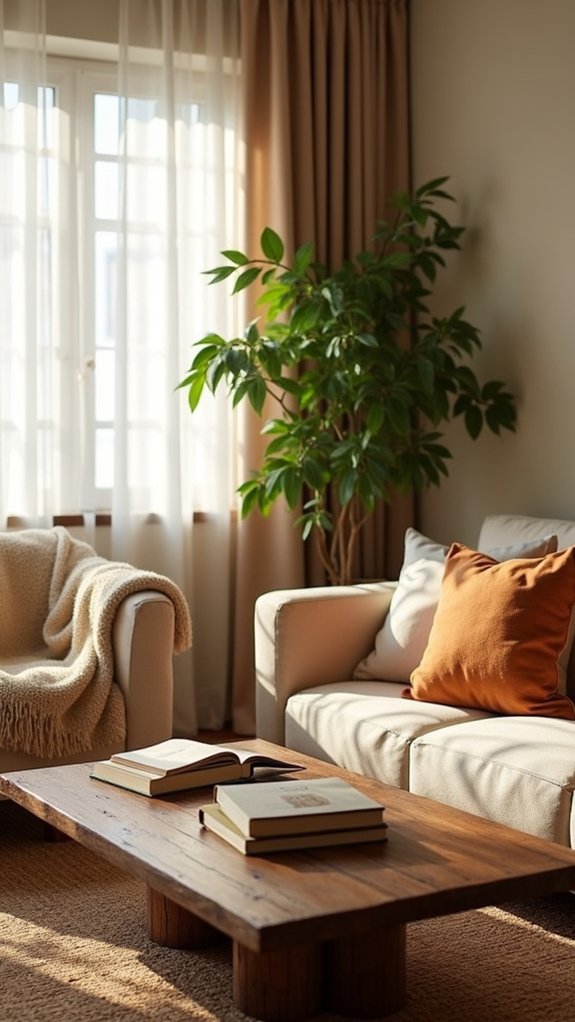 comfortable reading nook setup