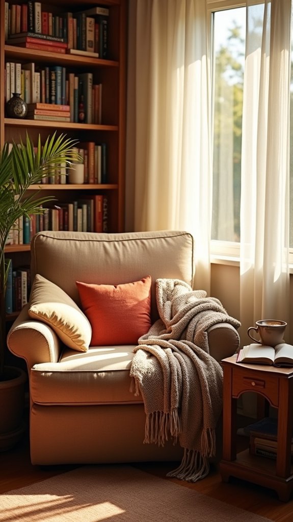 comfy armchair for reading