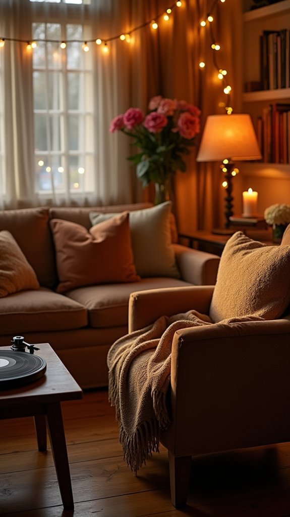 cozy ambiance through sound