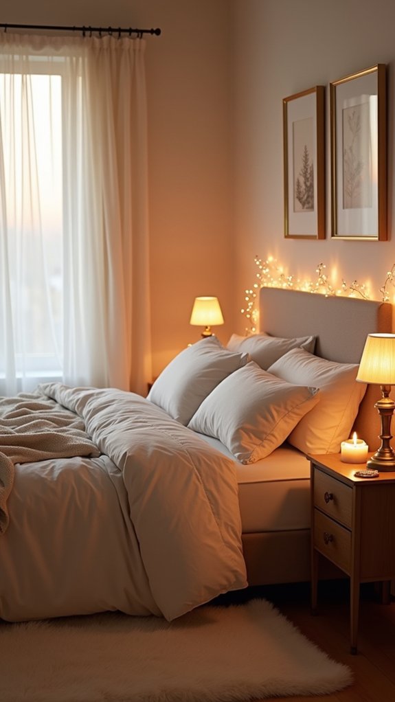 cozy ambiance with soft lighting