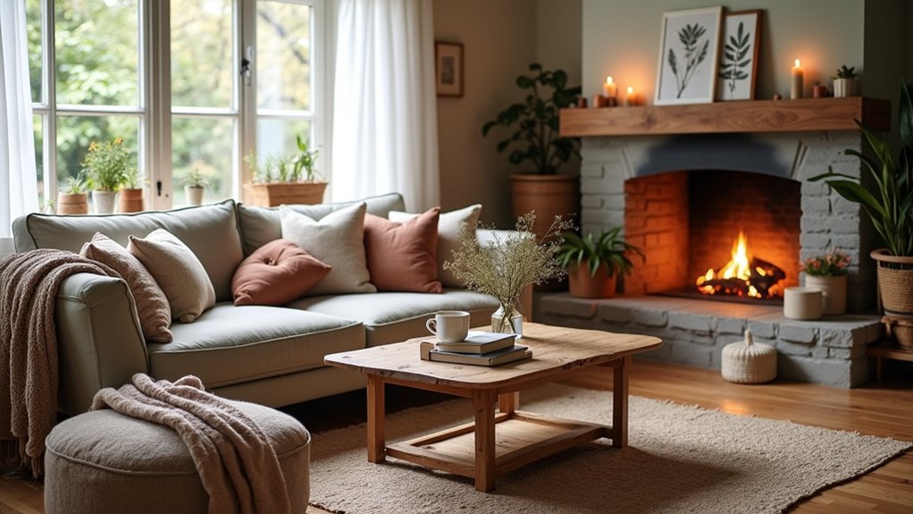 cozy and comfortable living spaces