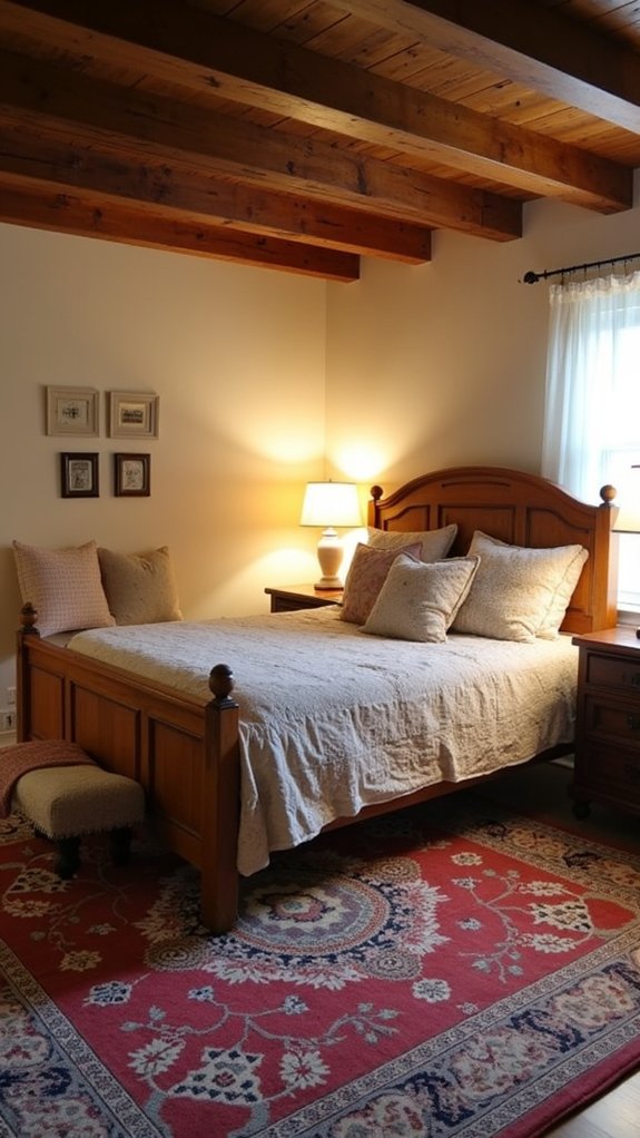 cozy area rug layering
