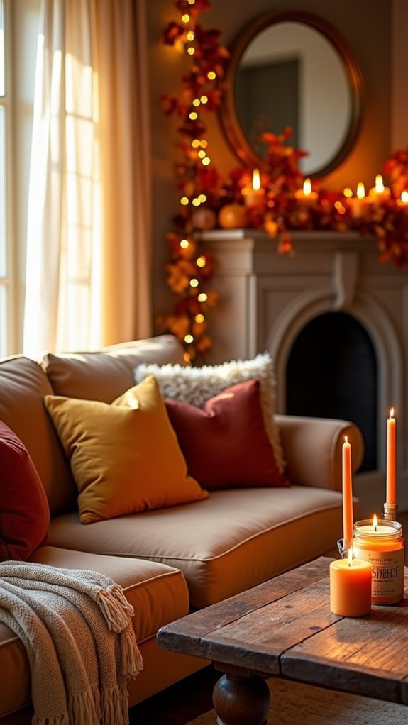 cozy atmosphere with scents