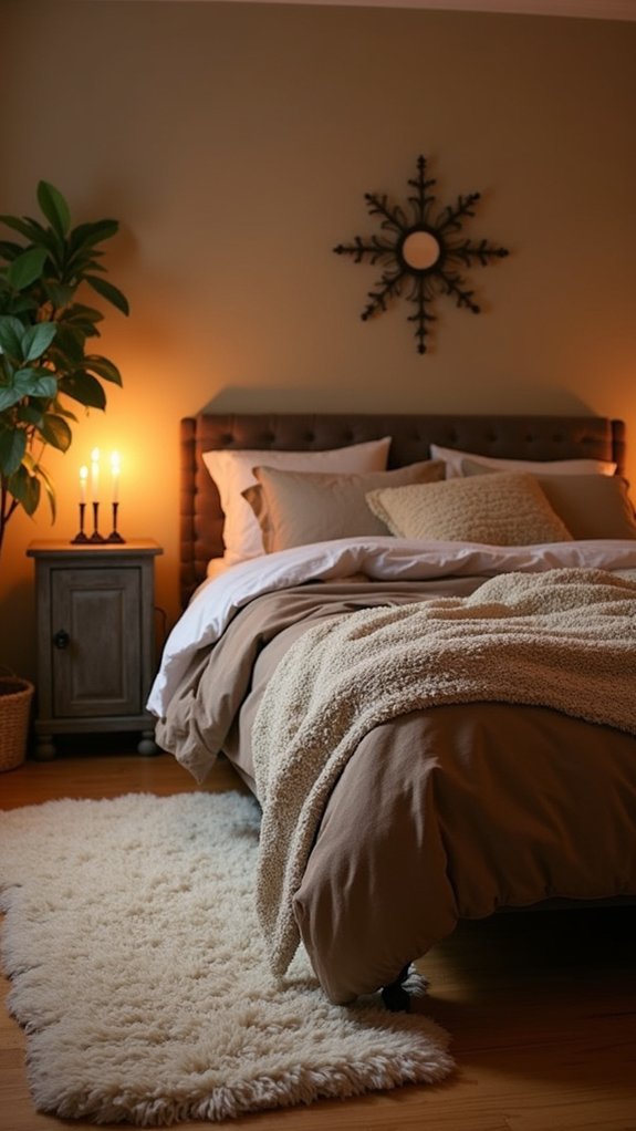 cozy bedroom ambiance enhancement