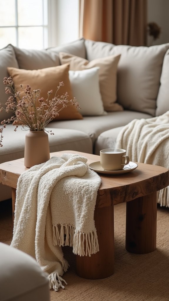 cozy blanket for comfort