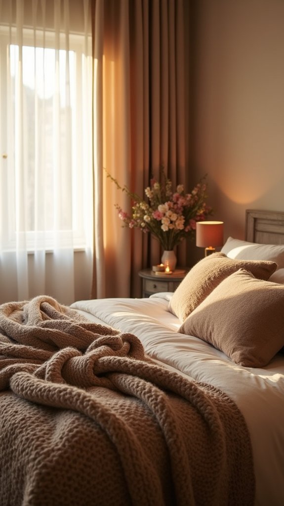 cozy blankets create intimacy