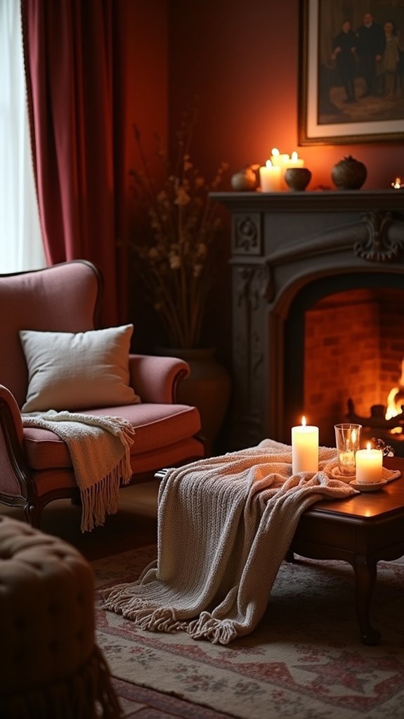 cozy blankets create warmth
