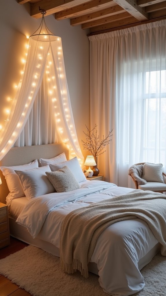 cozy canopy fabric drapery