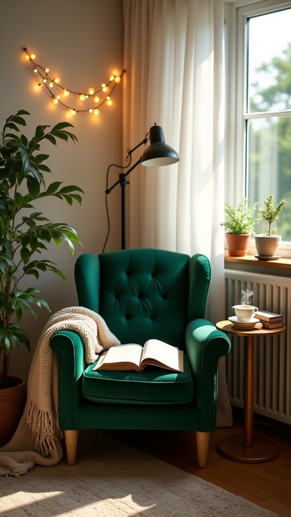 cozy chic armchair retreat