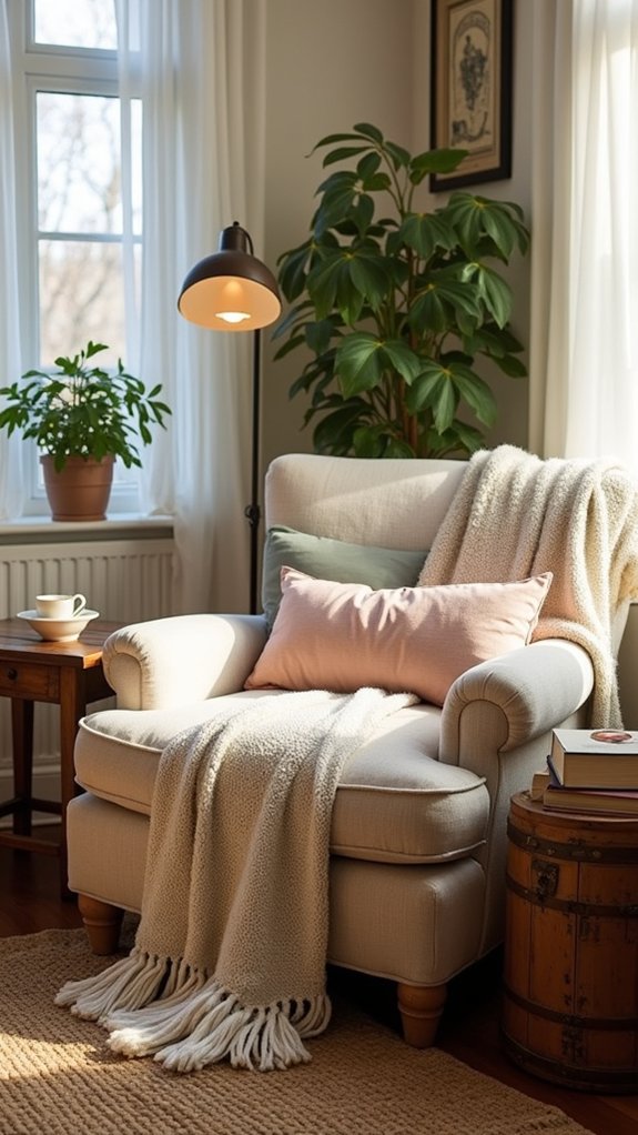 cozy corner for reading