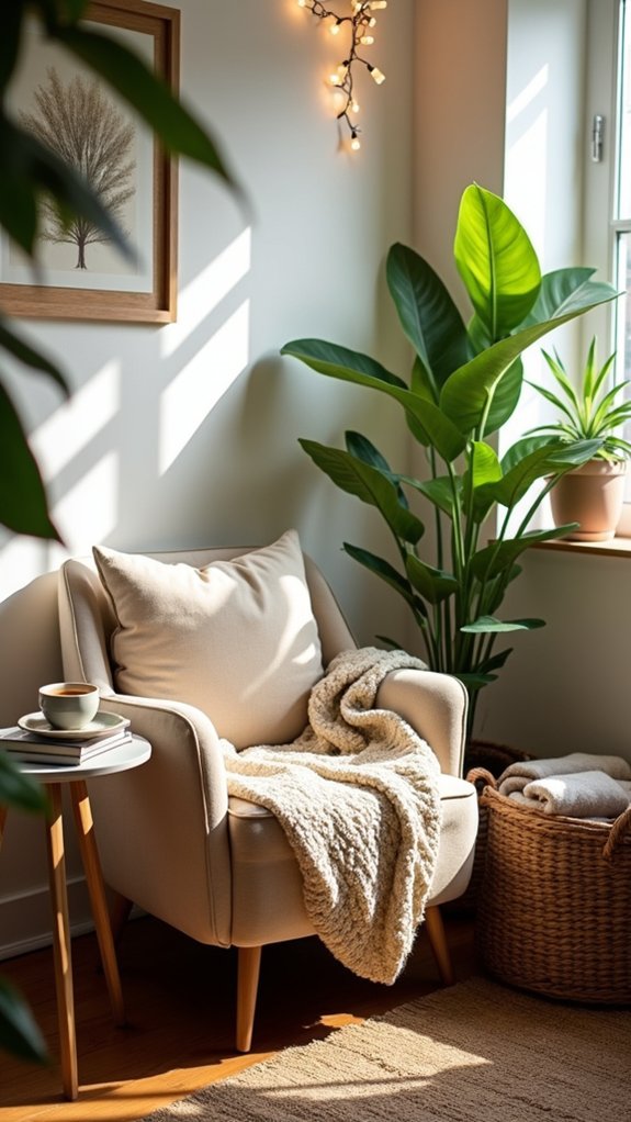 cozy corner for reading