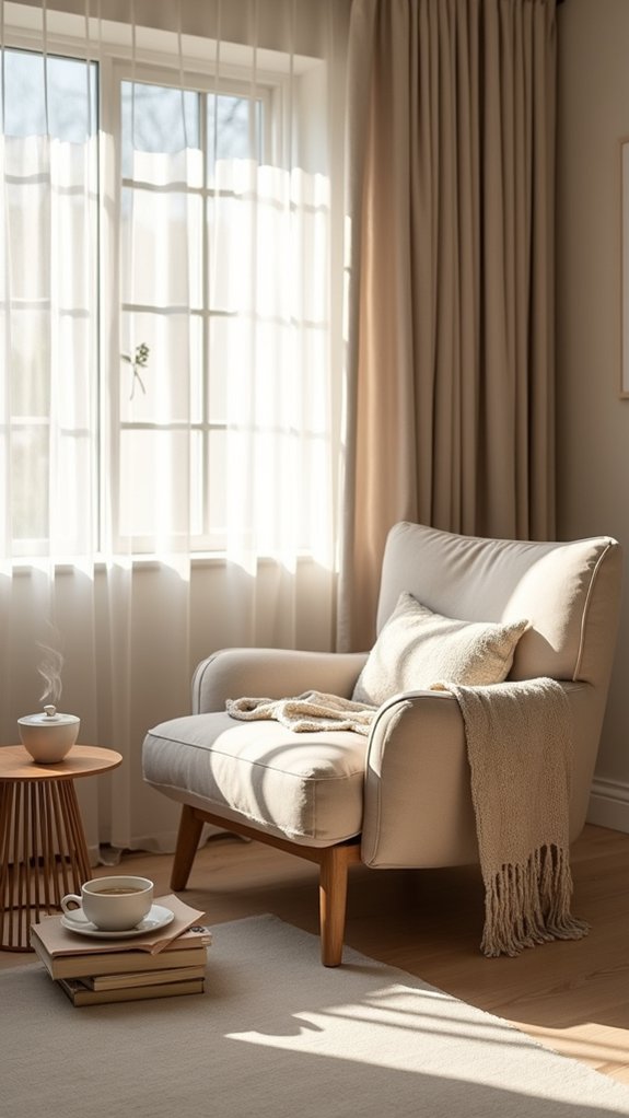 cozy corner for reading