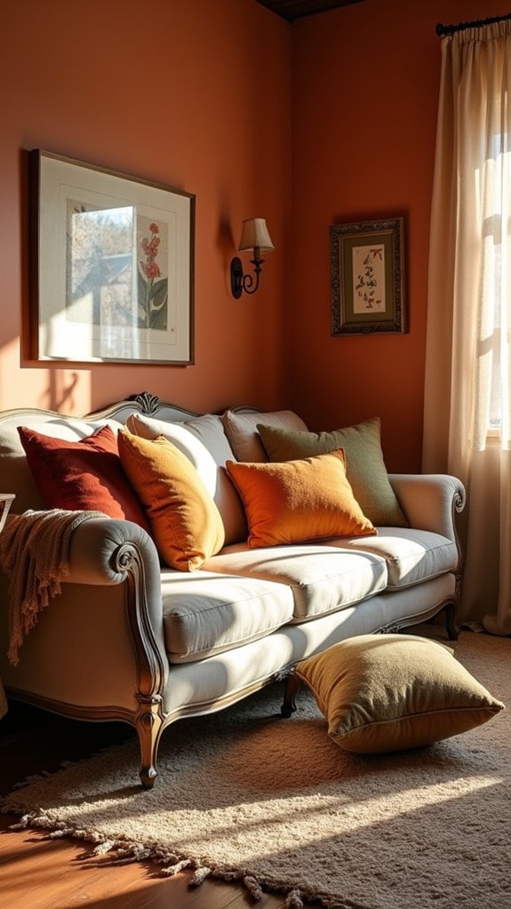 cozy earthy tone accents