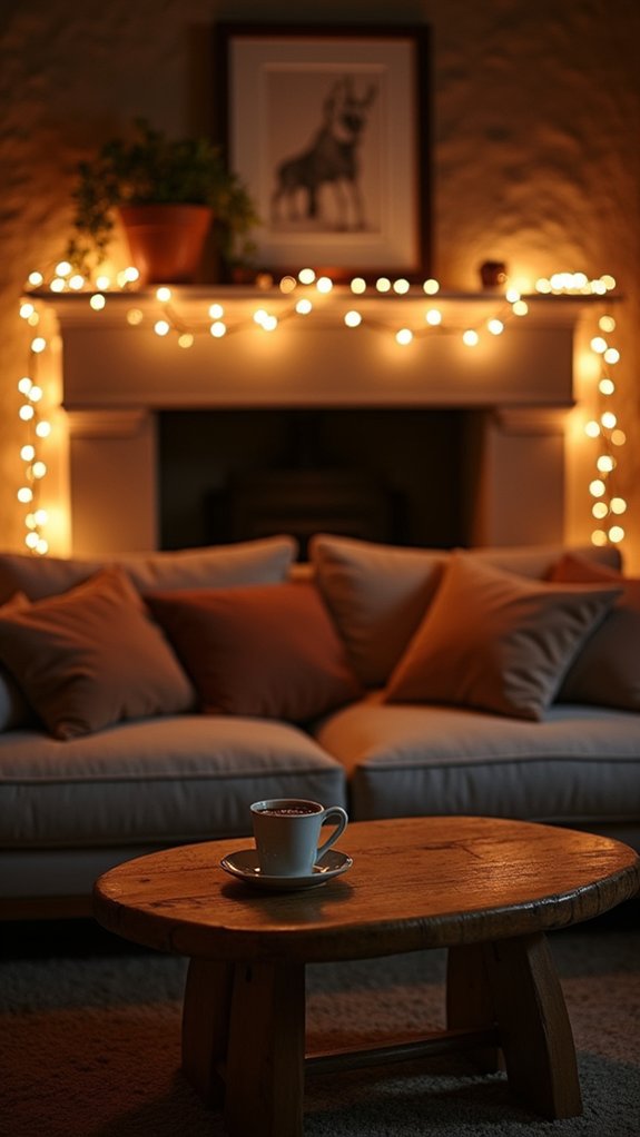 cozy fairy light transformation