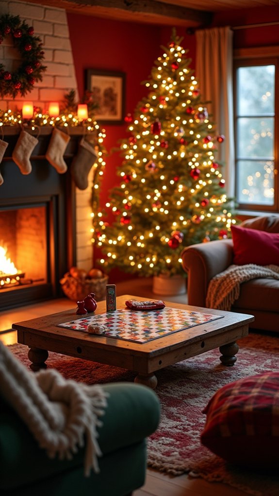 cozy family game corner