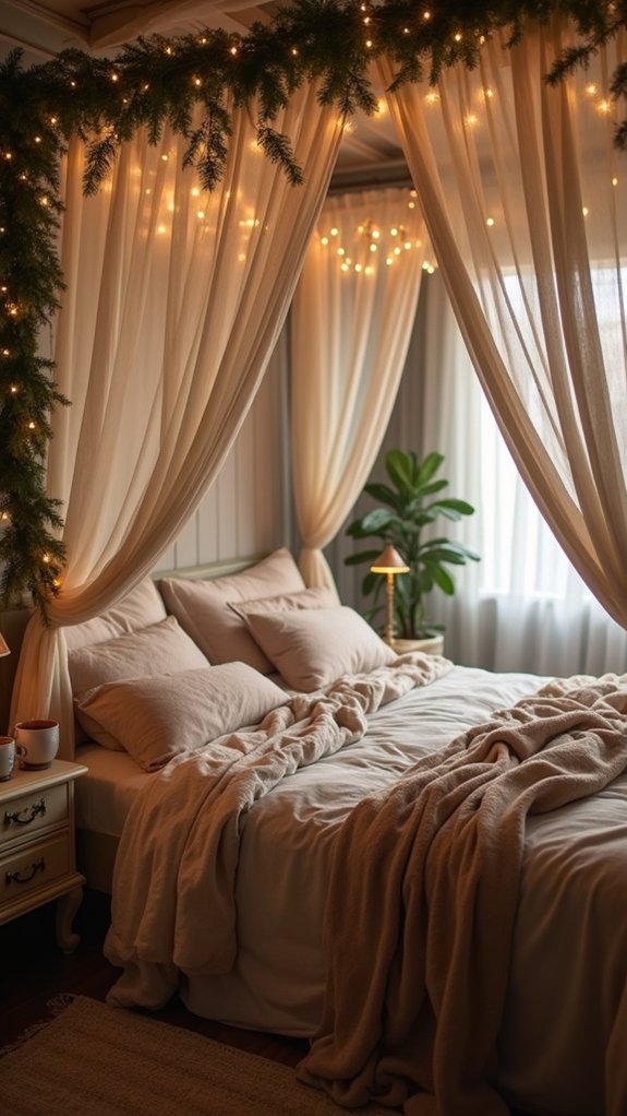cozy intimate canopy retreat