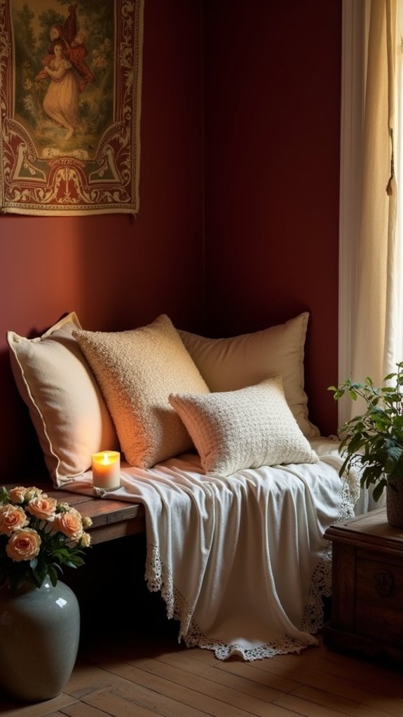 cozy intimate seating area