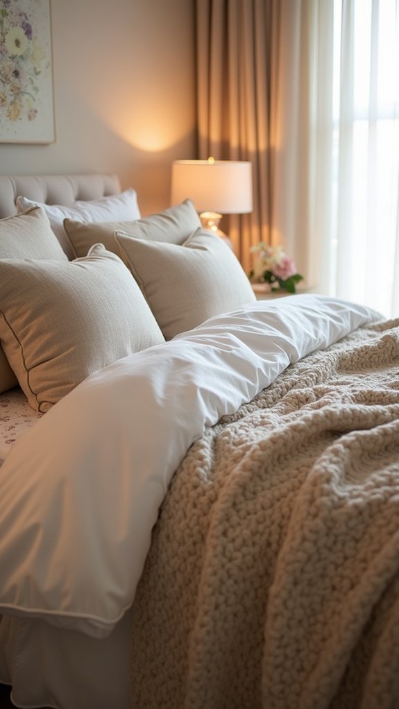 cozy layered bedding retreat