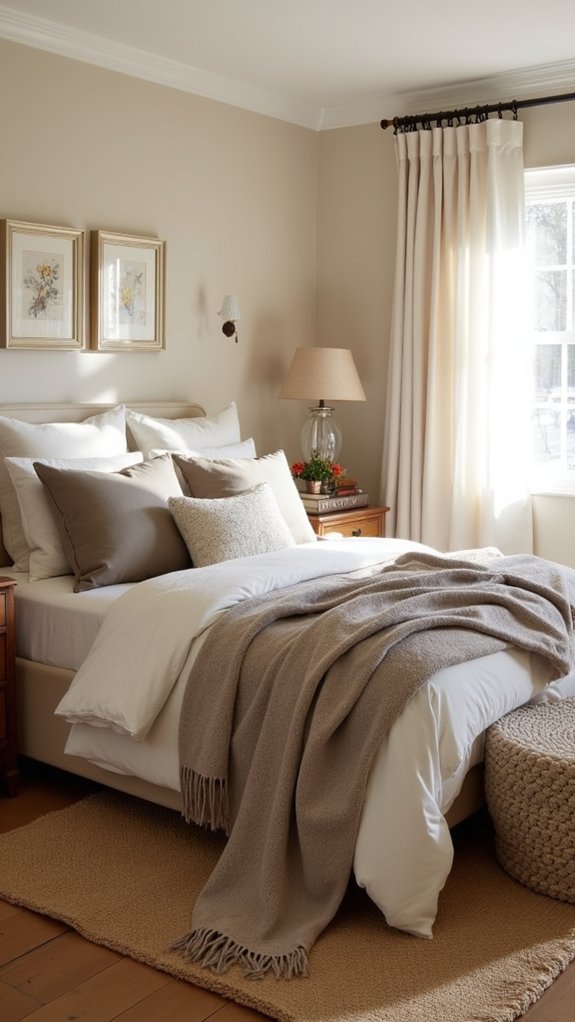 cozy layered textile comfort