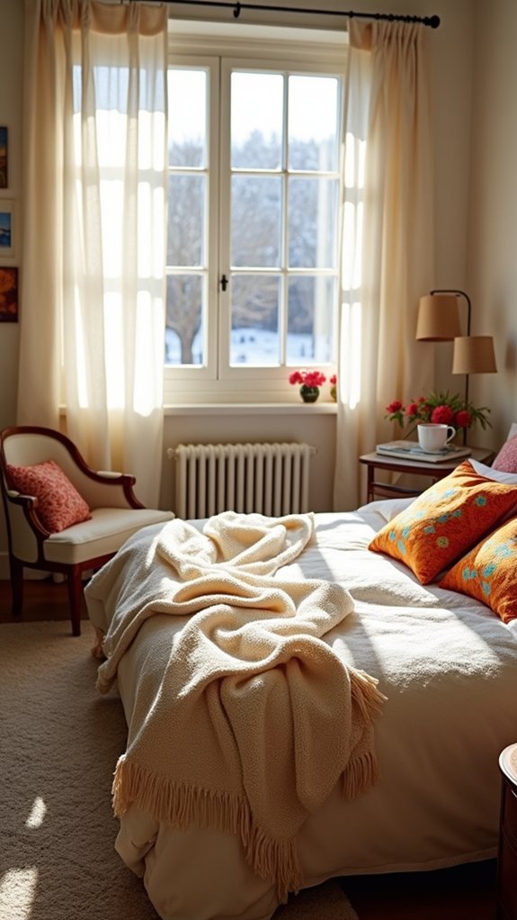 cozy layered textile comfort