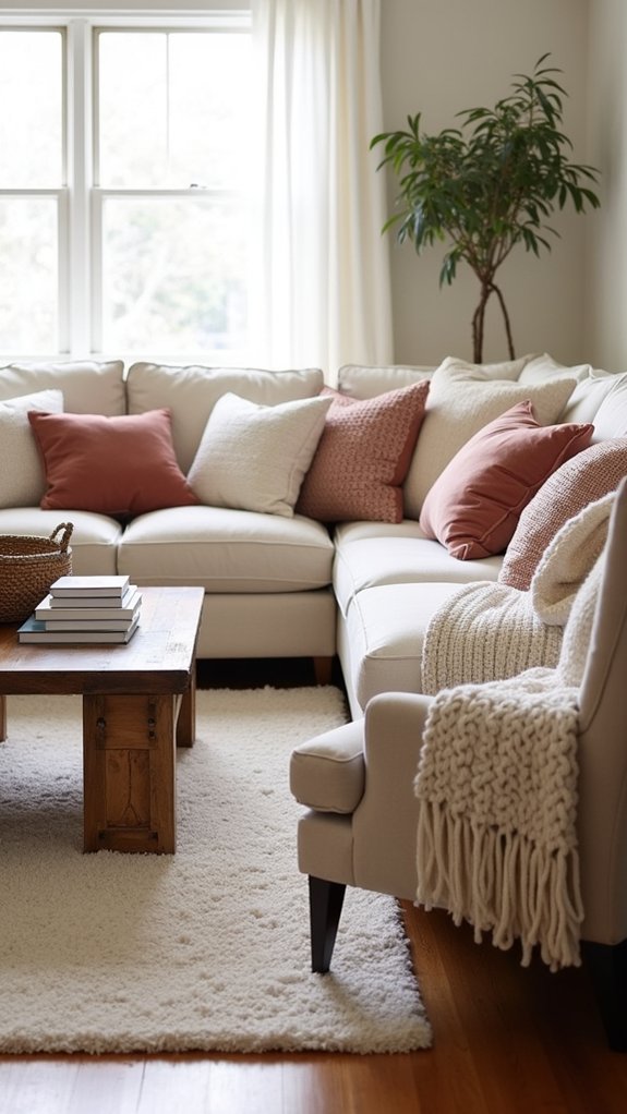 cozy layered texture elements