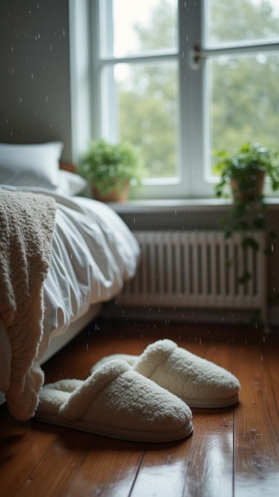cozy morning slippers await