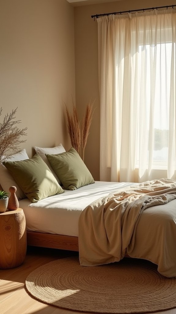 cozy natural bedroom retreat