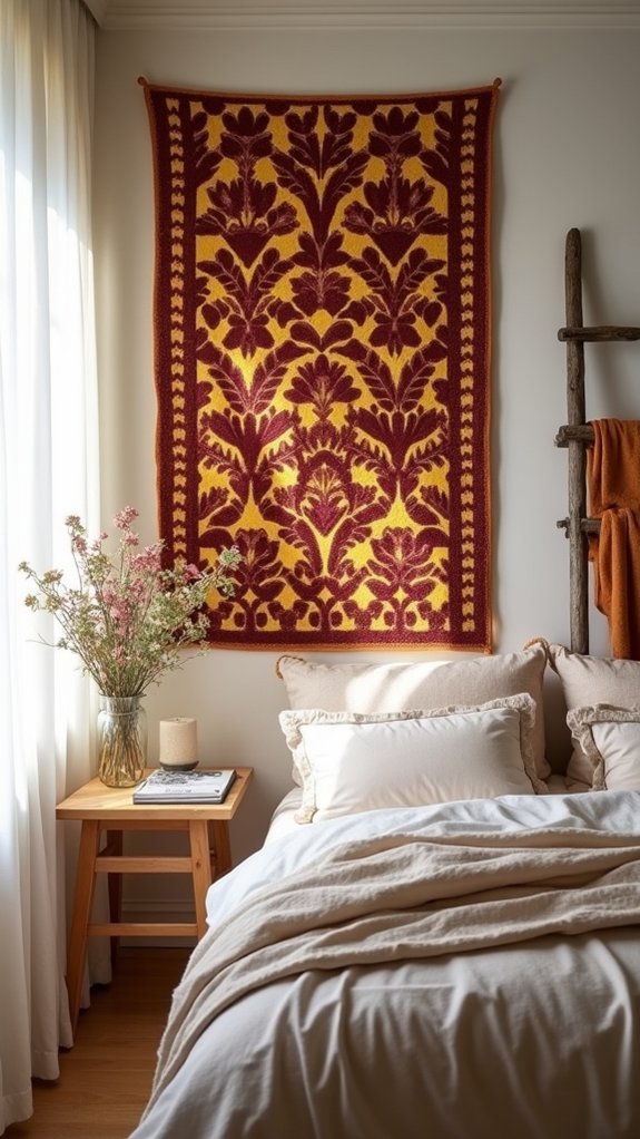 cozy quilt wall display