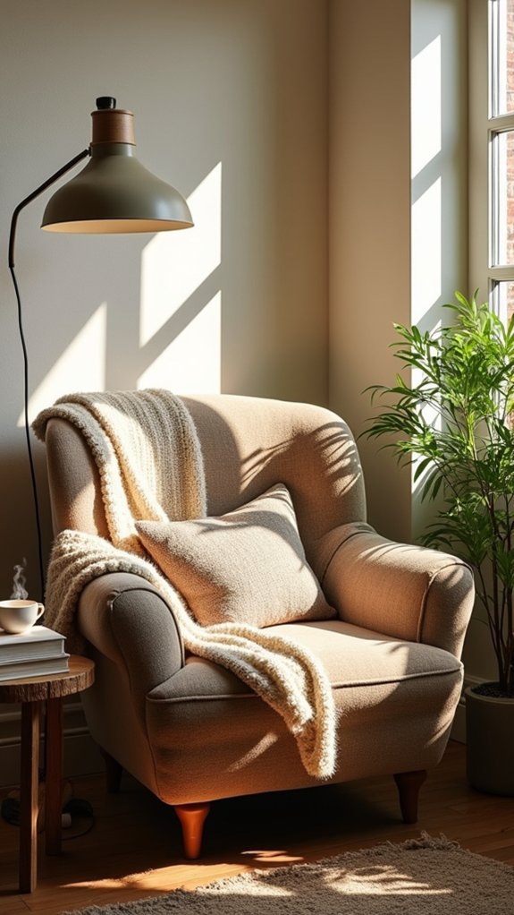 cozy reading corner retreat