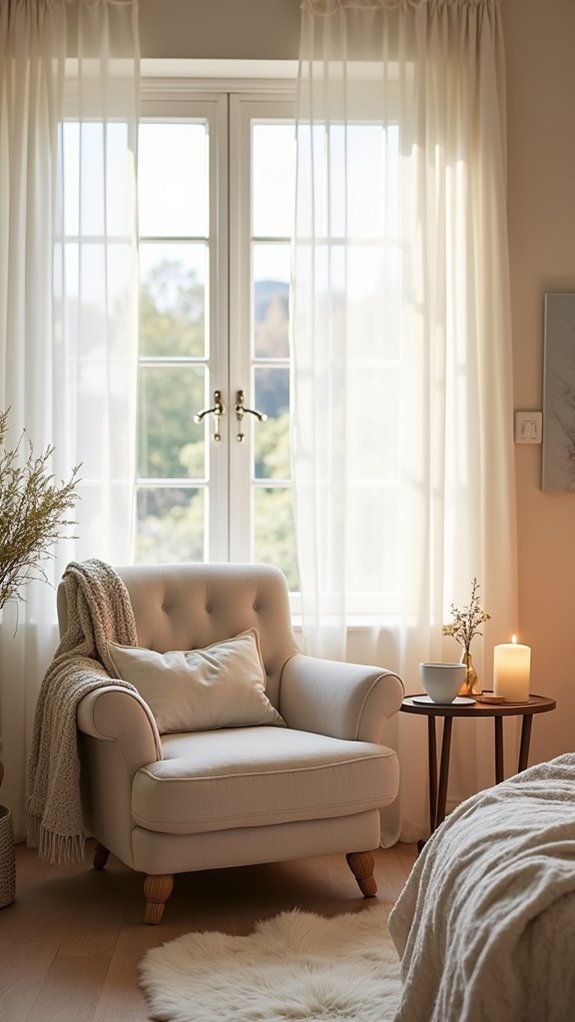 cozy reading nook chair