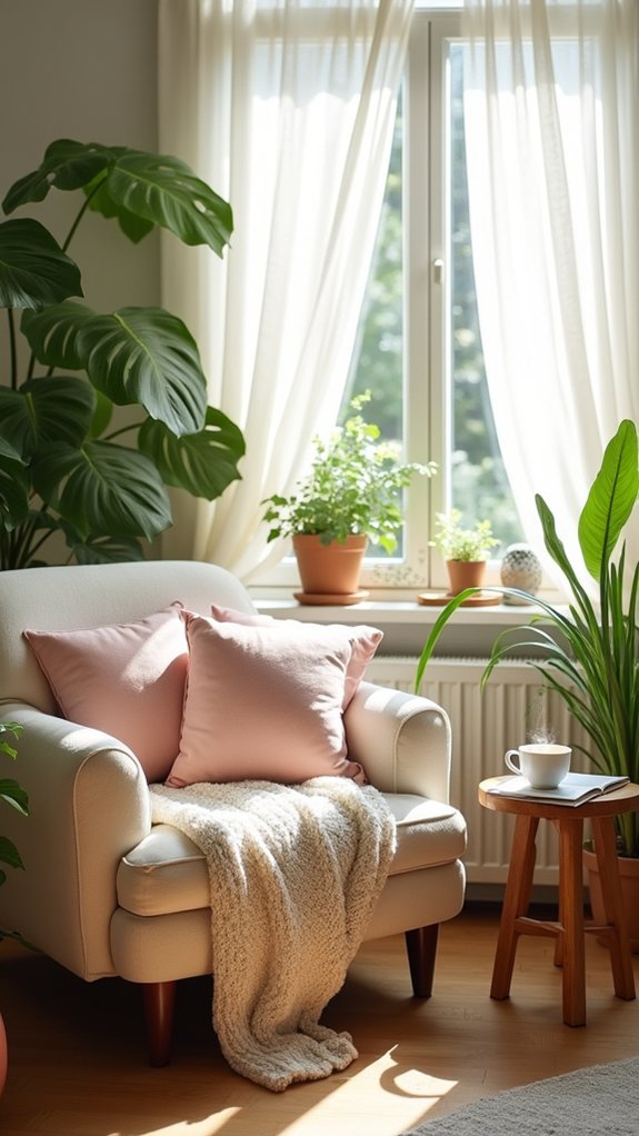 cozy reading nook retreat
